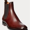 Cizme Chelsea din piele de vițel Ralph Lauren Penfield maro închis pentru bărbați Cizme Chelsea din piele de vițel Ralph Lauren Penfield maro închis pentru bărbați