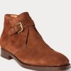 Cizme Chelsea din piele intoarsa Ralph Lauren Frasco maro pentru barbati Cizme Chelsea din piele intoarsa Ralph Lauren Frasco maro pentru barbati