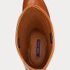 Cizme de călărie din piele de vițel Ralph Lauren Sallen maro pentru femei Cizme de călărie din piele de vițel Ralph Lauren Sallen maro pentru femei