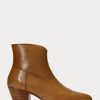 Cizme maro din piele Ralph Lauren Lucille de damă Cizme maro din piele Ralph Lauren Lucille de damă
