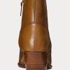 Cizme maro din piele Ralph Lauren Lucille de damă Cizme maro din piele Ralph Lauren Lucille de damă