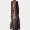 Cizme maro din piele Ralph Lauren ylah de damă Cizme maro din piele Ralph Lauren ylah de damă