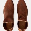 Cizme maro Ralph Lauren Chelsea Plainview din piele intoarsa de dama Cizme maro Ralph Lauren Chelsea Plainview din piele intoarsa de dama