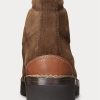 Cizme maro Ralph Lauren Darrow din piele intoarsa pentru barbati Cizme maro Ralph Lauren Darrow din piele intoarsa pentru barbati