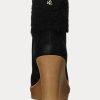 Cizme negre din piele de căprioară Ralph Lauren Steph pentru damă Cizme negre din piele de căprioară Ralph Lauren Steph pentru damă