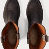 Cizme negre Ralph Lauren din piele pentru bărbați Cizme negre Ralph Lauren din piele pentru bărbați