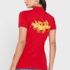 Cămașă polo roșie pentru femei Ralph Lauren Cămașă polo roșie pentru femei Ralph Lauren
