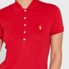 Cămașă polo roșie pentru femei Ralph Lauren Cămașă polo roșie pentru femei Ralph Lauren