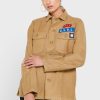 Cămași cu nasturi Ralph Lauren pentru femei kaki Cămași cu nasturi Ralph Lauren pentru femei kaki