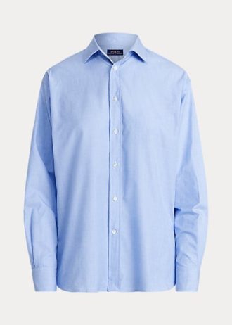 Cămăși albastre din bumbac Ralph Lauren pentru femei