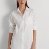 Cămăși albe din bumbac Ralph Lauren pentru femei