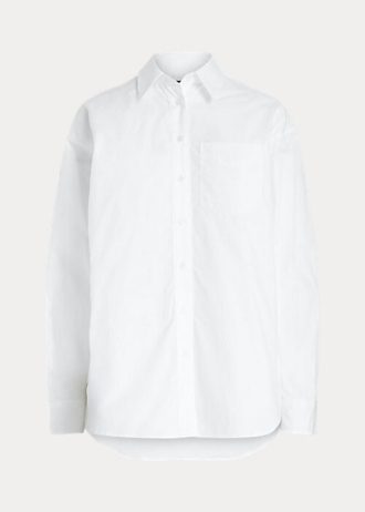 Cămăși albe din bumbac Ralph Lauren pentru femei
