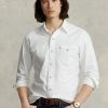 Cămăși albe pentru bărbați Ralph Lauren Classic Fit Oxford Western Cămăși albe pentru bărbați Ralph Lauren Classic Fit Oxford Western