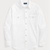 Cămăși albe pentru bărbați Ralph Lauren Classic Fit Oxford Western Cămăși albe pentru bărbați Ralph Lauren Classic Fit Oxford Western