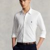 Cămăși albe pentru bărbați Ralph Lauren, cu ochiuri de greutate pana Cămăși albe pentru bărbați Ralph Lauren, cu ochiuri de greutate pana