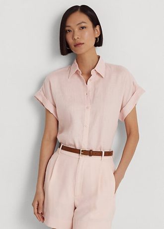 Cămăși cu mâneci Dolman Ralph Lauren pentru femei roz