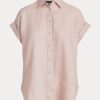 Cămăși cu mâneci Dolman Ralph Lauren pentru femei roz Cămăși cu mâneci Dolman Ralph Lauren pentru femei roz