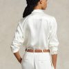 Cămăși de damă crem Ralph Lauren Mulberry Silk Shir