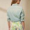 Cămăși de denim din bumbac Ralph Lauren Tamia de culoare albastru deschis Cămăși de denim din bumbac Ralph Lauren Tamia de culoare albastru deschis