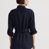 Cămăși de in cu curea Ralph Lauren pentru femei bleumarin Cămăși de in cu curea Ralph Lauren pentru femei bleumarin
