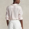 Cămăși de in cu dungi Ralph Lauren pentru damă roz