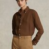 Cămăși de in maro pentru femei Ralph Lauren, cu croială relaxată Cămăși de in maro pentru femei Ralph Lauren, cu croială relaxată