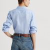 Cămăși de in pentru femei Ralph Lauren albastre Cămăși de in pentru femei Ralph Lauren albastre