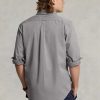 Cămăși de lucru gri Ralph Lauren Classic Fit Chino pentru bărbați