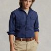 Cămăși de lucru pentru bărbați, Ralph Lauren, de culoare clasică, chino Cămăși de lucru pentru bărbați, Ralph Lauren, de culoare clasică, chino