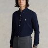 Cămăși din plasă cu greutate penă Ralph Lauren pentru bărbați bleumarin