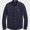Cămăși din plasă cu greutate penă Ralph Lauren pentru bărbați bleumarin