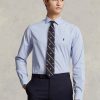 Cămăși formale din popelin în dungi pentru bărbați, Ralph Lauren, de culoare subțire Cămăși formale din popelin în dungi pentru bărbați, Ralph Lauren, de culoare subțire