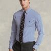 Cămăși formale din poplin stretch cu dungi Ralph Lauren, albastre, pentru bărbați