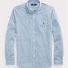 Cămăși formale din poplin stretch cu dungi Ralph Lauren, albastre, pentru bărbați
