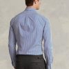 Cămăși formale din poplin stretch cu dungi Ralph Lauren, albastre, pentru bărbați