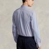 Cămăși formale din poplin stretch cu dungi Ralph Lauren, albastre, pentru bărbați