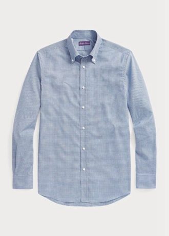 Cămăși formale Ralph Lauren Gingham Easy Care din twill pentru bărbați