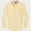Cămăși galbene pentru bărbați Ralph Lauren slim fit Oxford Cămăși galbene pentru bărbați Ralph Lauren slim fit Oxford
