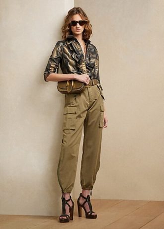 Cămăși metalice cu volante, Ralph Lauren Keara de damă