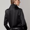 Cămăși negre din mătase dud Ralph Lauren Cameron pentru femei Cămăși negre din mătase dud Ralph Lauren Cameron pentru femei