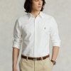 Cămăși Oxford albe pentru bărbați Ralph Lauren slim fit Cămăși Oxford albe pentru bărbați Ralph Lauren slim fit