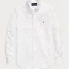 Cămăși Oxford albe pentru bărbați Ralph Lauren slim fit Cămăși Oxford albe pentru bărbați Ralph Lauren slim fit