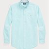 Cămăși Oxford pentru bărbați albastru Ralph Lauren slim fit Cămăși Oxford pentru bărbați albastru Ralph Lauren slim fit