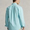 Cămăși Oxford pentru bărbați albastru Ralph Lauren slim fit Cămăși Oxford pentru bărbați albastru Ralph Lauren slim fit