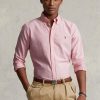 Cămăși Oxford pentru bărbați de culoare roză Ralph Lauren slim fit Cămăși Oxford pentru bărbați de culoare roză Ralph Lauren slim fit