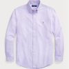 Cămăși Oxford pentru bărbați mov Ralph Lauren slim fit Cămăși Oxford pentru bărbați mov Ralph Lauren slim fit