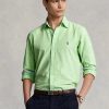 Cămăși Oxford pentru bărbați verzi Ralph Lauren slim fit Cămăși Oxford pentru bărbați verzi Ralph Lauren slim fit