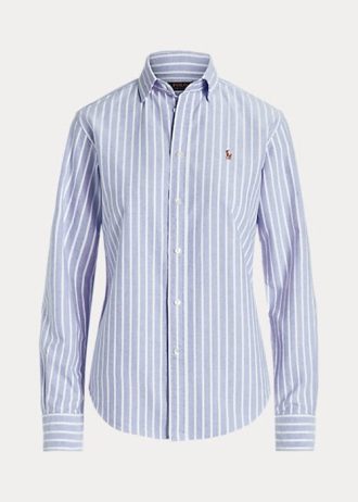 Cămăși Oxford pentru femei Ralph Lauren Classic Fit, albastre