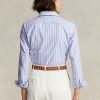 Cămăși Oxford pentru femei Ralph Lauren Classic Fit, albastre Cămăși Oxford pentru femei Ralph Lauren Classic Fit, albastre