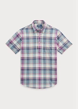 Cămăși pentru bărbați, multicolore, Ralph Lauren Classic Fit Madras Popover Cămăși pentru bărbați, multicolore, Ralph Lauren Classic Fit Madras Popover